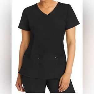 Brand New Purple Label Small Black Scrub Set with 2 Pairs of Jogger Pants